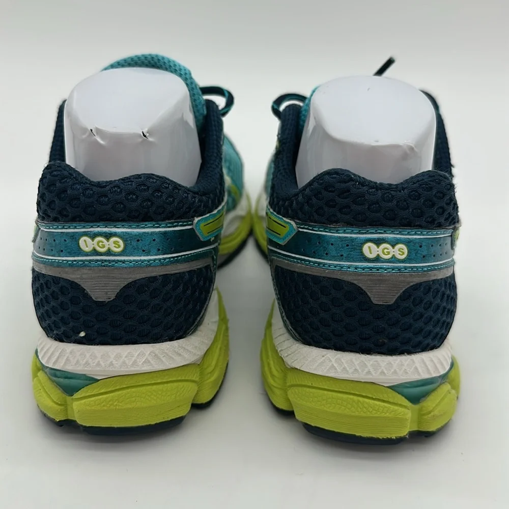 Asics Gel-Cumulus 16 Women's Shoes Athletic Walking Running Gym Blue Green Size7